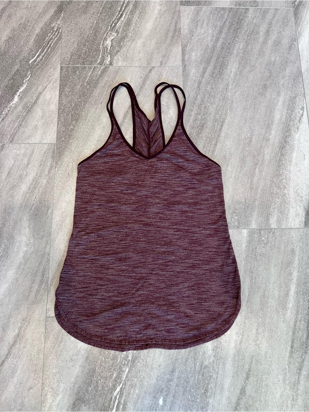 Lululemon Swiftly Tech Racerback Tank Top size 2 Burgundy